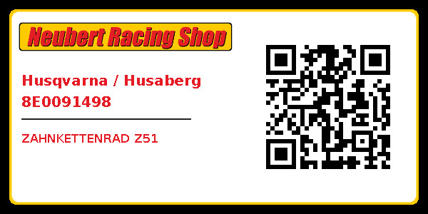 Husqvarna / Husaberg 8E0091498