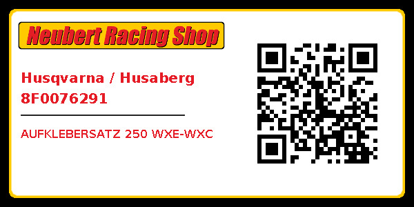 Husqvarna / Husaberg 8F0076291