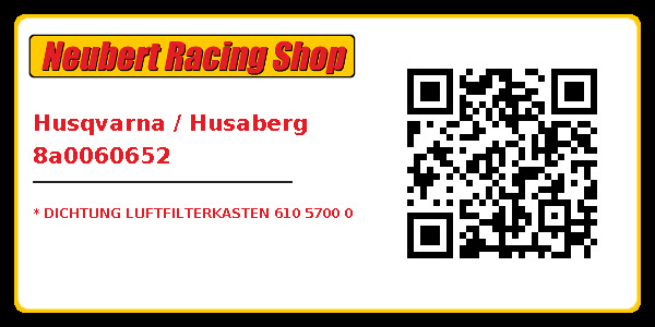 Husqvarna / Husaberg 8a0060652