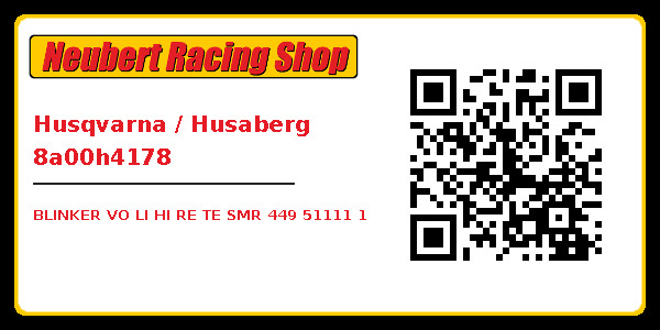 Husqvarna / Husaberg 8a00h4178