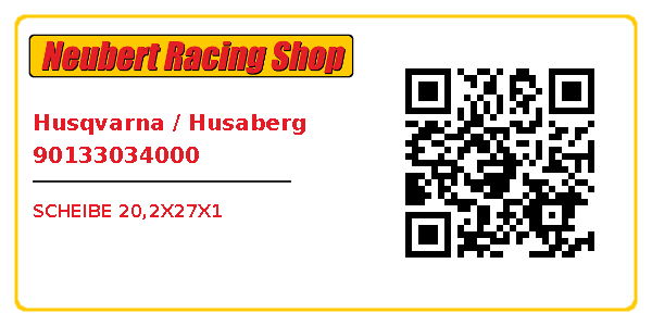 Husqvarna / Husaberg 90133034000