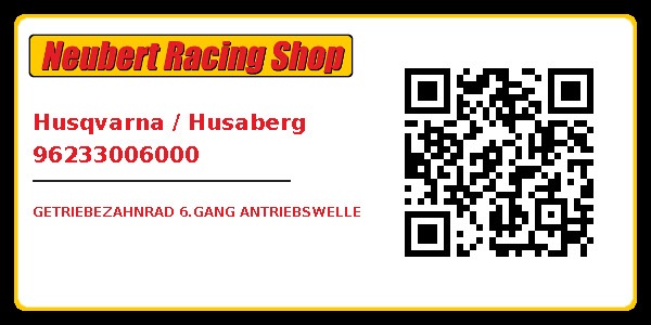 Husqvarna / Husaberg 96233006000