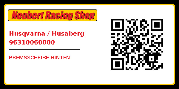 Husqvarna / Husaberg 96310060000