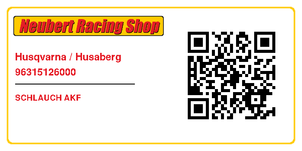 Husqvarna / Husaberg 96315126000