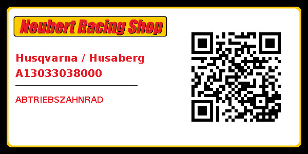 Husqvarna / Husaberg A13033038000