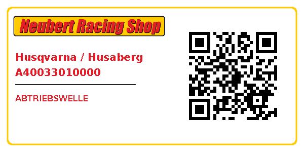 Husqvarna / Husaberg A40033010000