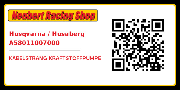 Husqvarna / Husaberg A58011007000