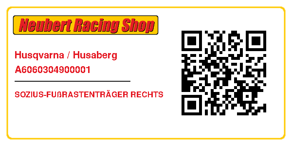 Husqvarna / Husaberg A6060304900001