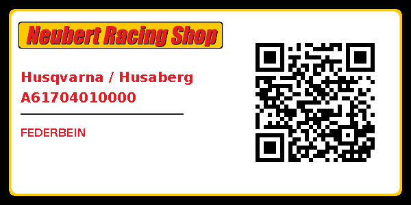 Husqvarna / Husaberg A61704010000