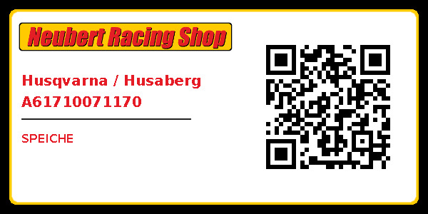 Husqvarna / Husaberg A61710071170