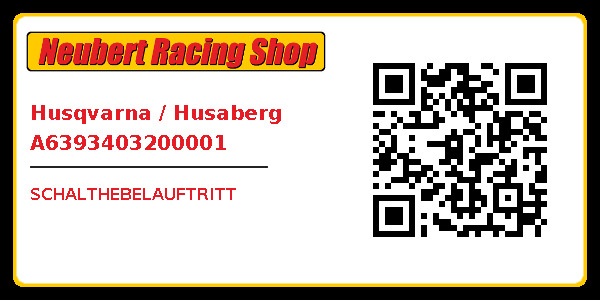 Husqvarna / Husaberg A6393403200001
