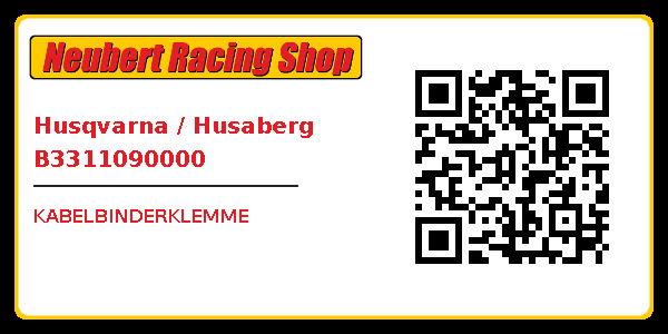 Husqvarna / Husaberg B3311090000