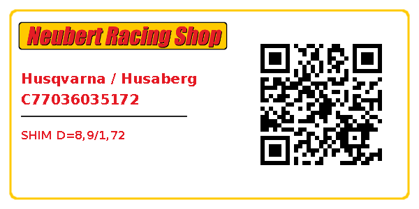 Husqvarna / Husaberg C77036035172