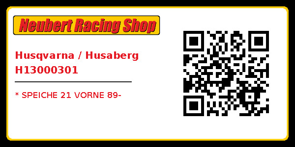 Husqvarna / Husaberg H13000301