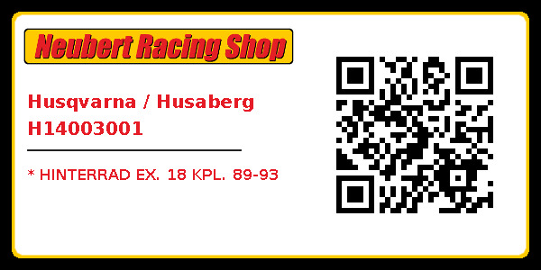 Husqvarna / Husaberg H14003001