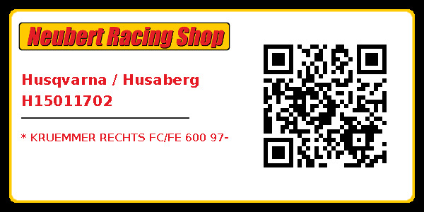 Husqvarna / Husaberg H15011702