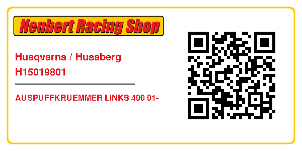 Husqvarna / Husaberg H15019801