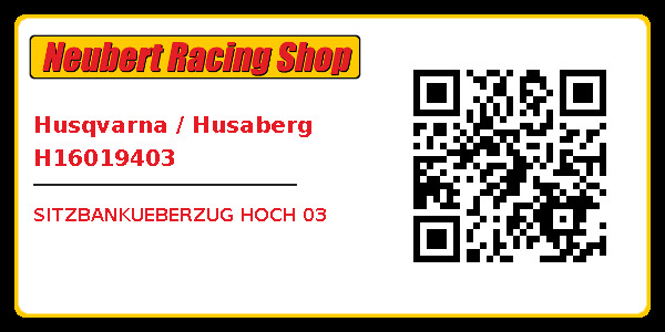 Husqvarna / Husaberg H16019403