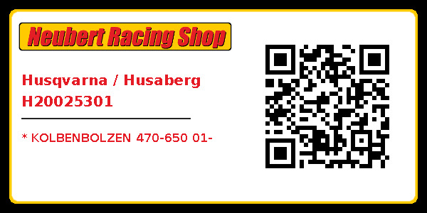 Husqvarna / Husaberg H20025301