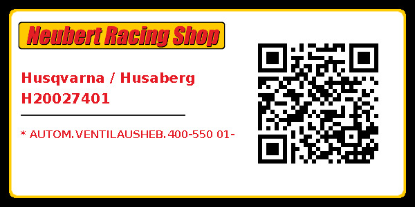 Husqvarna / Husaberg H20027401
