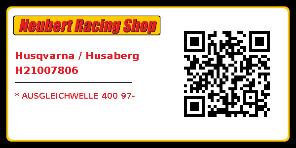 Husqvarna / Husaberg H21007806