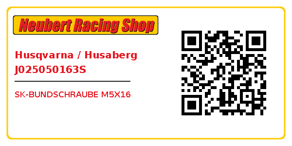 Husqvarna / Husaberg J025050163S