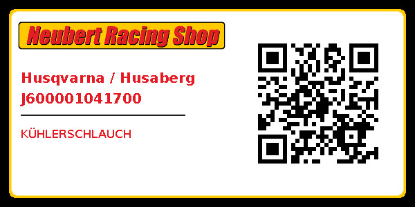 Husqvarna / Husaberg J600001041700