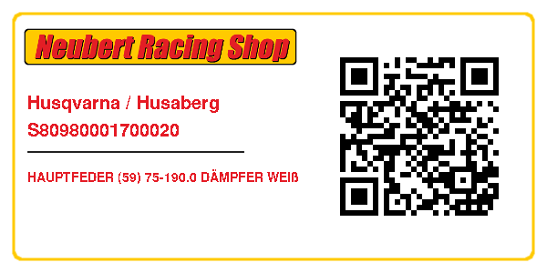 Husqvarna / Husaberg S80980001700020