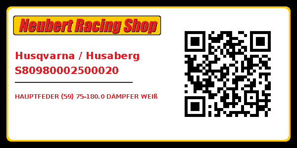Husqvarna / Husaberg S80980002500020
