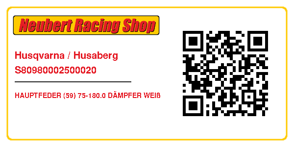 Husqvarna / Husaberg S80980002500020