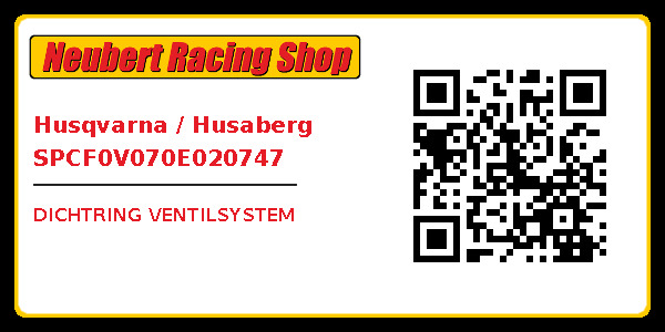 Husqvarna / Husaberg SPCF0V070E020747