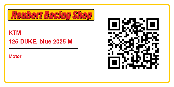 KTM 125 DUKE, blue 2025 M