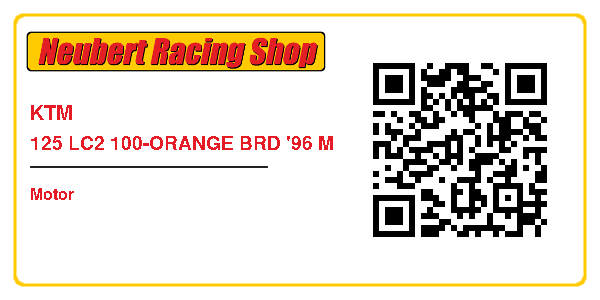 KTM 125 LC2 100-ORANGE BRD '96 M