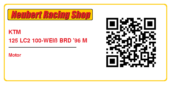 KTM 125 LC2 100-WEIß BRD '96 M