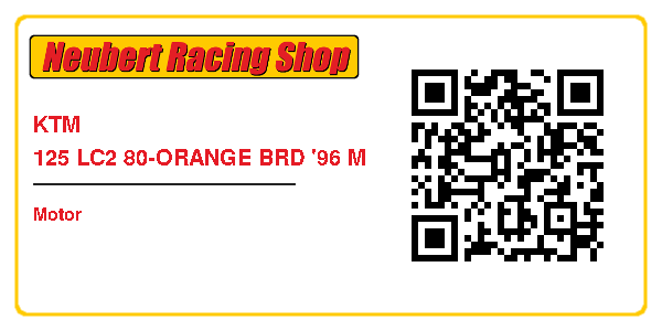 KTM 125 LC2 80-ORANGE BRD '96 M