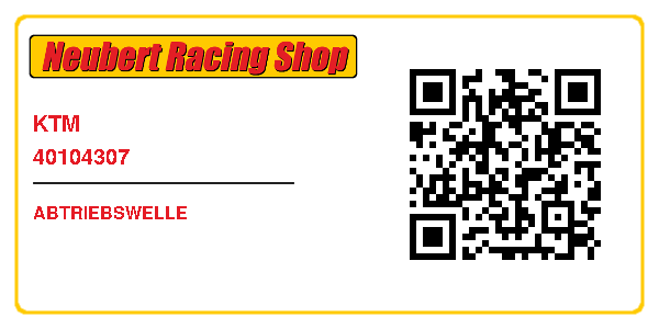 KTM 40104307