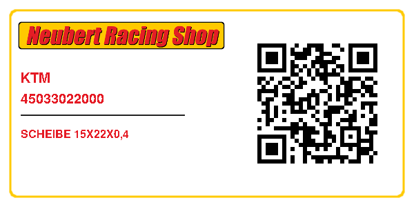 KTM 45033022000