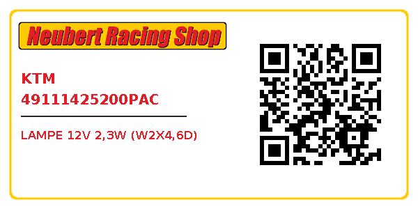 KTM 49111425200PAC