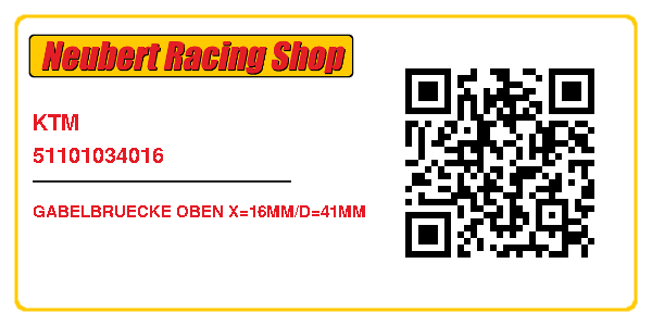 KTM 51101034016