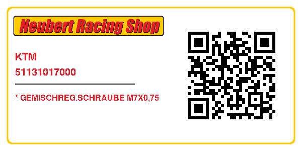 KTM 51131017000