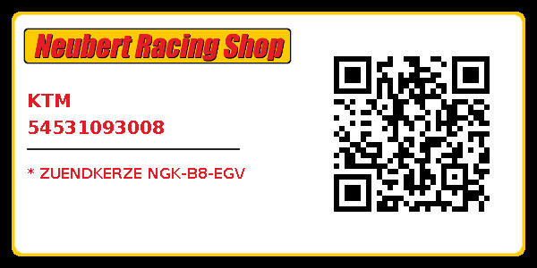 * Zuendkerze Ngk-b8-egv KTM 54531093008