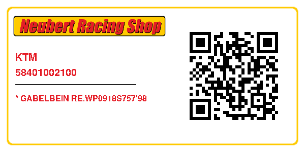 KTM 58401002100
