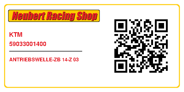 KTM 59033001400