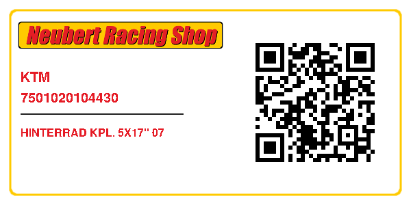 KTM 7501020104430