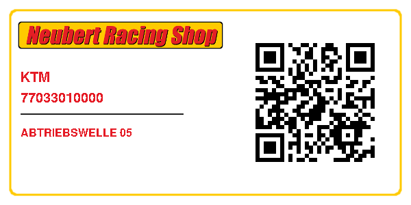 KTM 77033010000