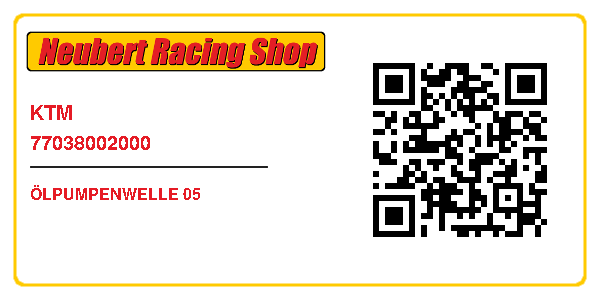 KTM 77038002000