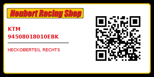 KTM 94508018010EBK