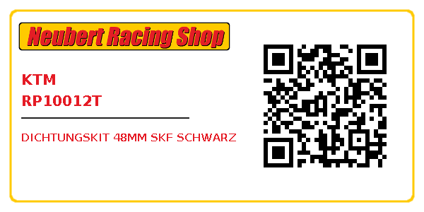 Dichtungskit 48mm Skf Schwarz RP10012T 