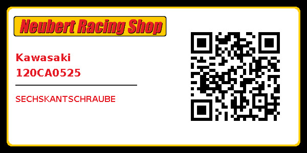 Sechskantschraube Kawasaki 120CA0525