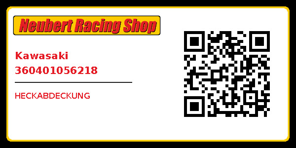 Heckabdeckung Kawasaki 360401056218